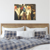 Een jongen heeft zijn weg bewandeld canvas afdruk (Insitu (Slaapkamer))
