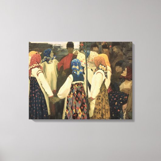 Een jongen heeft zijn weg bewandeld canvas afdruk (Voorkant)