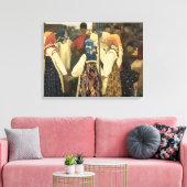 Een jongen heeft zijn weg bewandeld canvas afdruk (Insitu (Woonkamer))