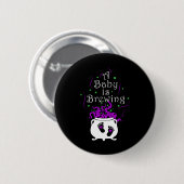 Een jongen is bezig met het brouwen van Halloween Ronde Button 5,7 Cm (Voorkant /achterkant)
