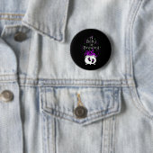 Een jongen is bezig met het brouwen van Halloween Ronde Button 5,7 Cm (In situ)