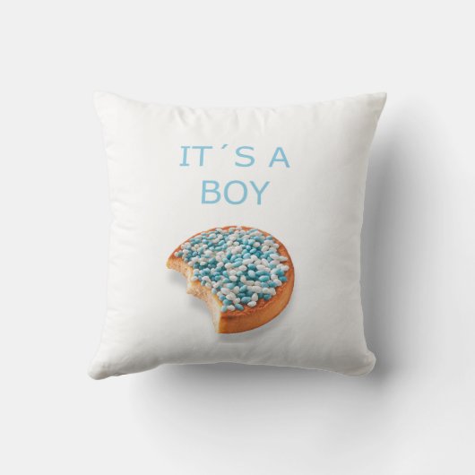 .een jongen is geboren kussen (Achterkant)