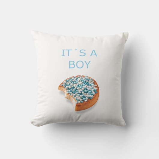 .een jongen is geboren kussen (Voorkant)