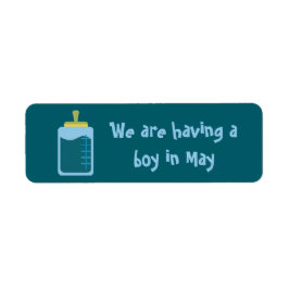 Een jongen krijgen in mei stickers door dalDesignN