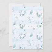 Een jongen onder het Zee Baby shower Kaart (Achterkant)