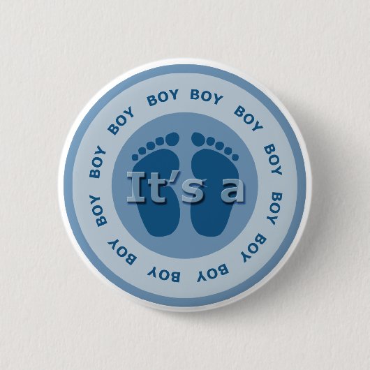 een jongen ronde button 5,7 cm (Voorkant)