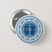 een jongen ronde button 5,7 cm (Voorkant /achterkant)