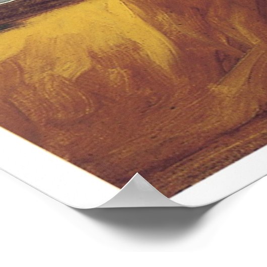 Een Jongerenlezer, 1776 Jean-Honore Fragonard Poster (Hoek)