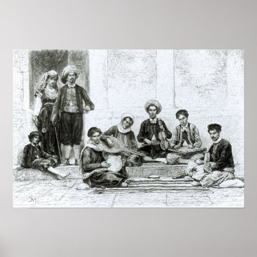 Een joods concert, Tlemcen Poster (Voorkant)