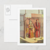 Een Joods huwelijk, gegraveerd door Charles Parson Briefkaart (Voorkant / Achterkant)