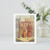 Een Joods huwelijk, gegraveerd door Charles Parson Briefkaart (Staand voorkant)