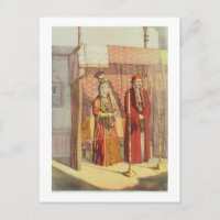 Een Joods huwelijk, gegraveerd door Charles Parson