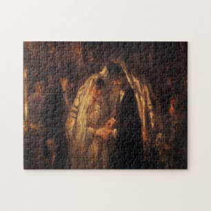 Een joods huwelijk van Jozef Israels - Circa 1903 Legpuzzel