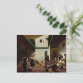 Een joodse bruiloft in Marokko, 1841 Briefkaart (Staand voorkant)