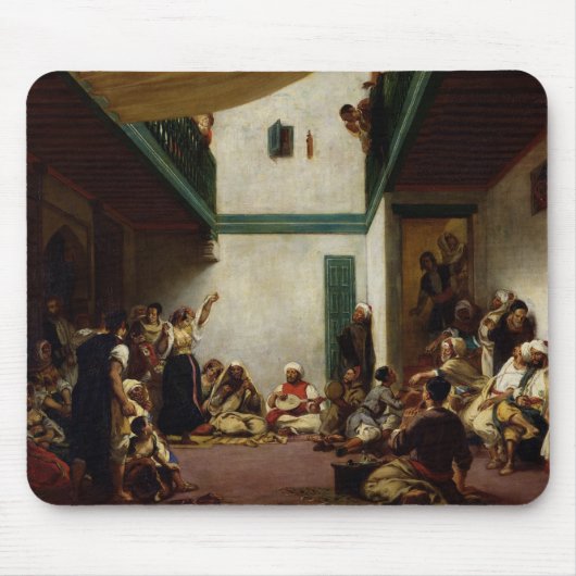 Een joodse bruiloft in Marokko, 1841 Muismat (Voorkant)