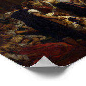 Een joodse bruiloft in Marokko, 1841 Poster (Hoek)