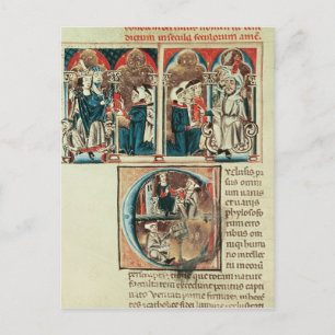 Een Joodse wetenschapper presenteert Briefkaart