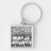 Een Jousting Scene Sleutelhanger (Voorkant)