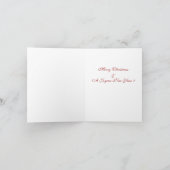 Een JOYEUX NOEL kerst Kaart (Binnen)