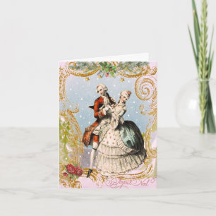 Een JOYEUX NOEL-kerstkaart Feestdagen Kaart