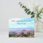 Een Joyful Shout-gebergte Briefkaart (Staand voorkant)