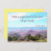 Een Joyful Shout-gebergte Briefkaart (Voorkant / Achterkant)