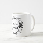 Een joyous Easter Cute Bunnies Typografie Koffiemok (Voorkant rechts)