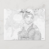 Een Joyous Geïnspireerde Noel - Jane Austen Feestdagenkaart (Achterkant)