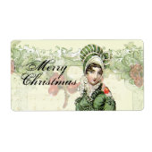 Een joyous Noel Etiket (Voorkant)