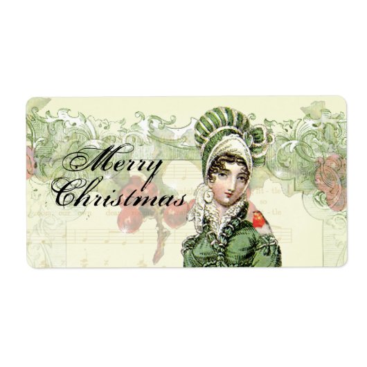 Een joyous Noel Etiket (Voorkant)