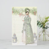 Een joyous Noel - Jane Austen geïnspireerd Briefpapier (Staand voorkant)