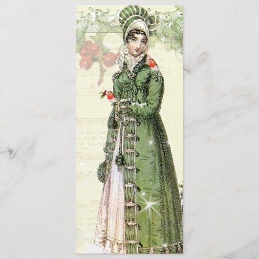 Een joyous Noel Jane Austen Geïnspireerd Menu (Voorkant)