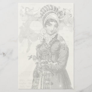 Een joyous Noel Jane Austen geïnspireerde Alt-kleu Briefpapier