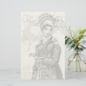 Een joyous Noel Jane Austen geïnspireerde Alt-kleu Briefpapier (Staand voorkant)