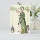 Een joyous Noel Jane Austen Geïnspireerde RSVP (Staand voorkant)