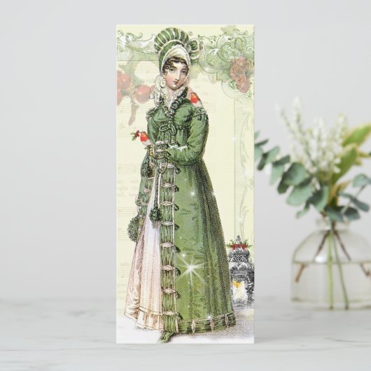 Een joyous Noel Kaart (Staand voorkant)