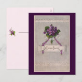 Een joyous Pasen Feestdagenkaart (Voorkant / Achterkant)