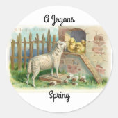 Een Joyous Spring Sticker (Voorkant)