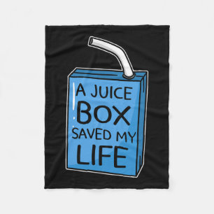 Een Juice Box bewaarde mijn leven Diabetes Awarene Fleece Deken