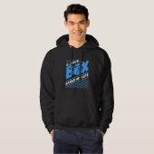 Een Juice Box bewaarde mijn levensdiabetes Dm Blue Hoodie (Voorkant volledig)