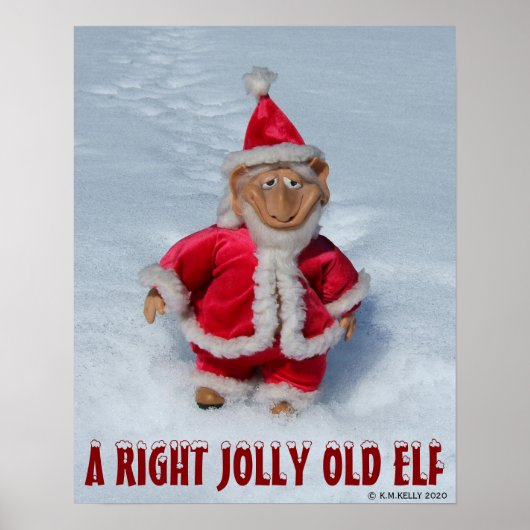 EEN JUISTE JOLLY OUD ELF POSTER (Voorkant)