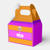 Een Julia Soort Dag Afdruk met Joe's Wick Logo Bedankdoosjes (Voorkant Zijde)