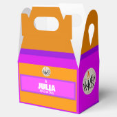 Een Julia Soort Dag Afdruk met Joe's Wick Logo Bedankdoosjes (Geopend)