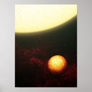 Een Jupiter-achtige planeet Poster