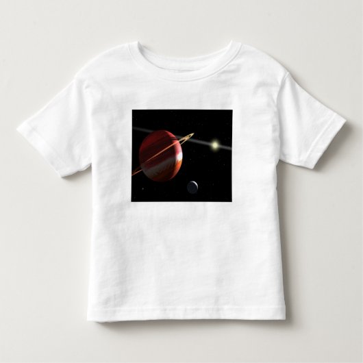 Een Jupiter-massaplaneet rond de nabijgelegen ster Kinder Shirts (Voorkant)