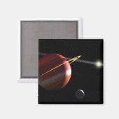 Een Jupiter-massaplaneet rond de nabijgelegen ster Magneet (Voorkant / Achterkant)