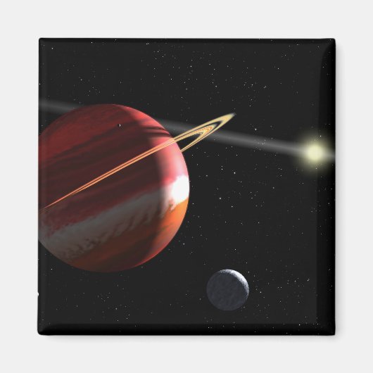 Een Jupiter-massaplaneet rond de nabijgelegen ster Magneet (Voorkant)