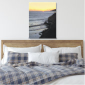 Een juweel op de horizon canvas afdruk (Insitu (Slaapkamer))