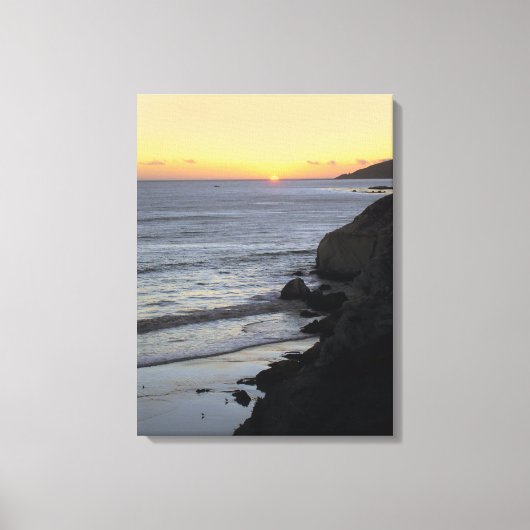 Een juweel op de horizon canvas afdruk (Voorkant)