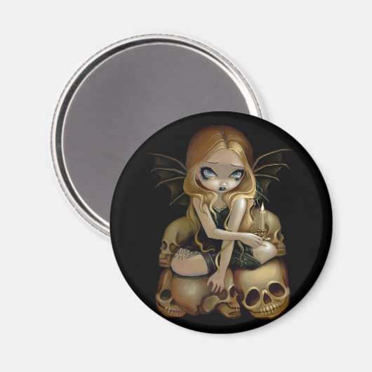 "Een kaars in het donker" magneet (Voorkant / Achterkant)